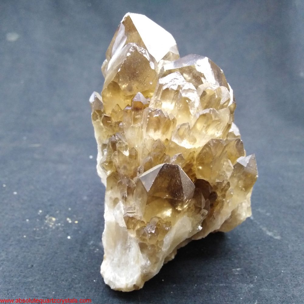 Smoky/Citrine Quartz Crystal cluster From Congo »