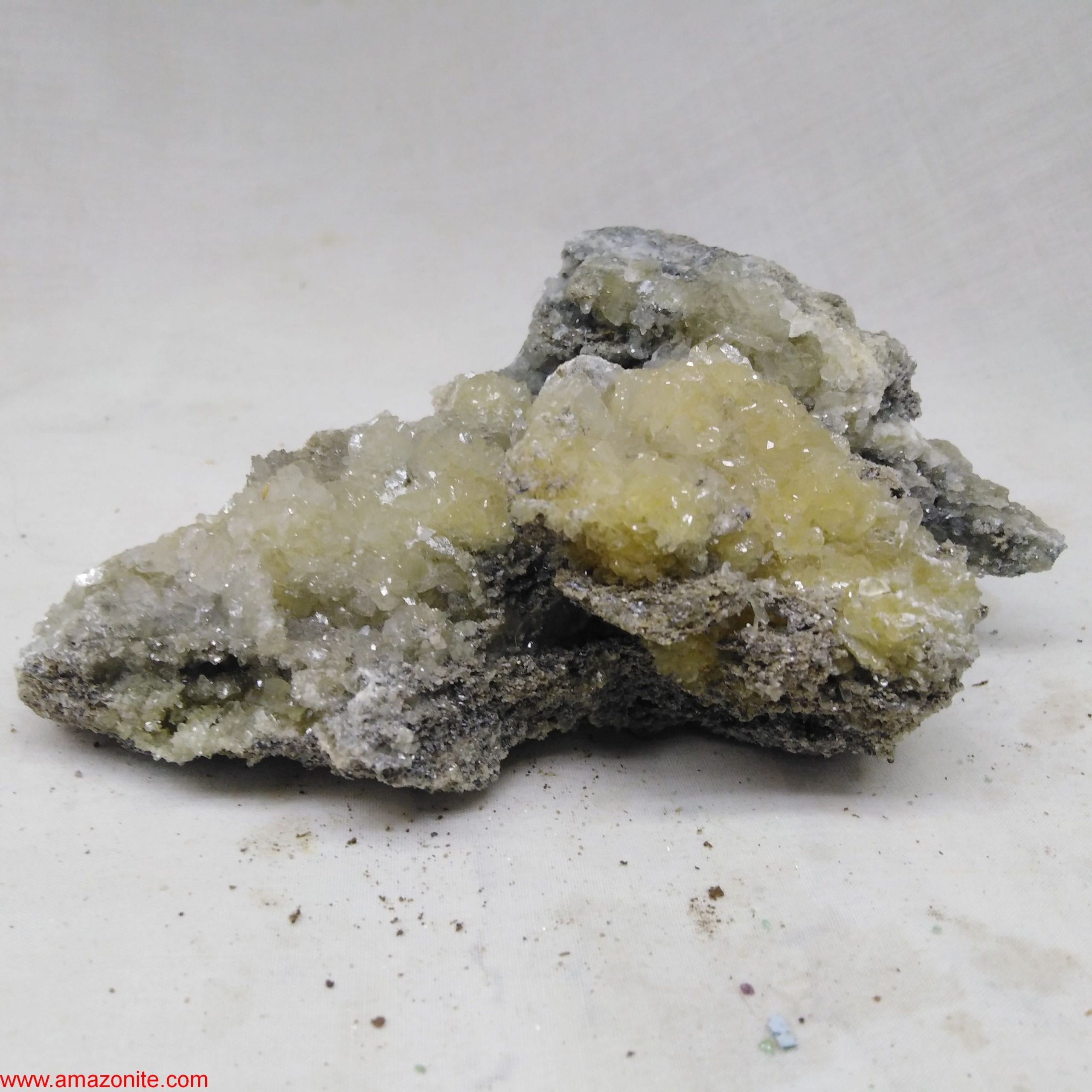 Golden Barite Mineral Specimen From Rosh Pinah, Namibia »